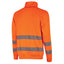 Felpa alta visibilità Felis - mezza zip - taglia M - arancio fluo - U-Power