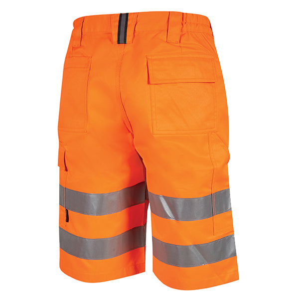 Bermuda alta visibilità Altair - taglia M - arancio fluo - U-Power