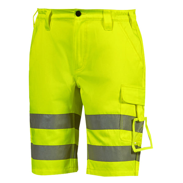 Bermuda alta visibilità Altair - taglia M - giallo fluo - U-Power