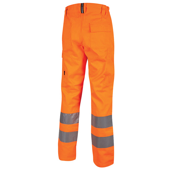 Pantaloni invernali alta visibilità Sirius - taglia M - arancio fluo - U-Power