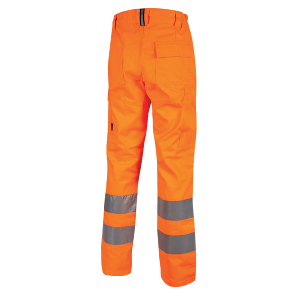 Pantaloni alta visibilità Vega - taglia M - arancio fluo - U-Power