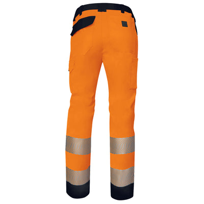 Pantalone multitasche alta visibilità M2PA3S - taglia L - arancio fluo - Deltaplus