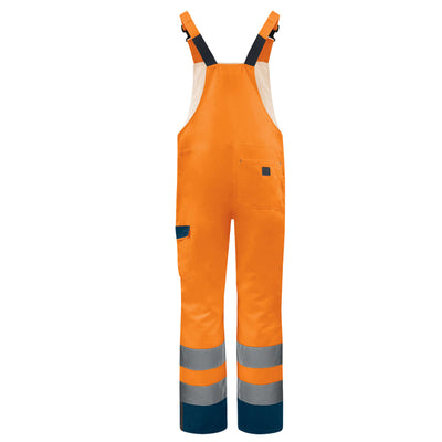 Salopette alta visibilità M1SA2HV - taglia M - arancio fluo - Deltaplus