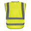 Gilet alta visibilità GILPOCK - poliestere riciclato - taglia L - giallo fluo - Deltaplus