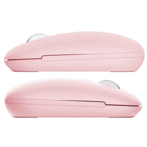 Mouse - ultrasottile - wireless - ricaricabile - rosa - Trust
