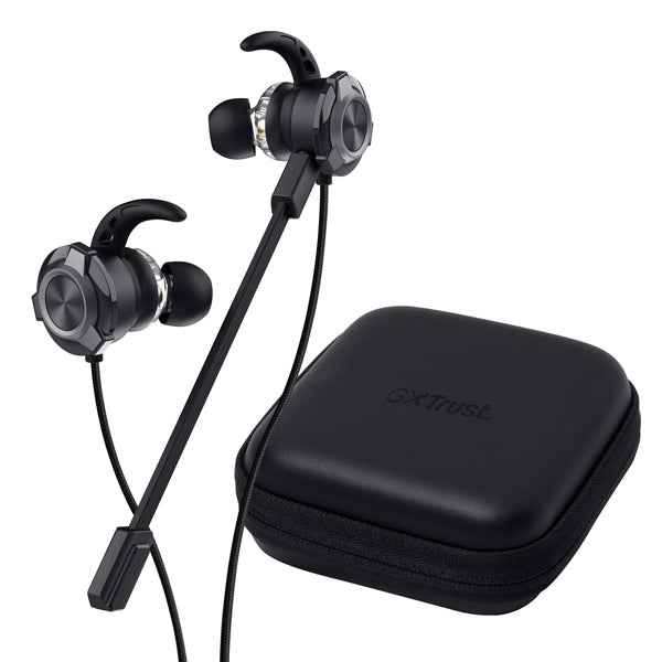 Auricolari - doppio  microfono staccabile - Nero - Trust
