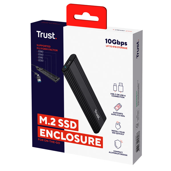 Custodia USB-C - per SSD M.2 - Trust