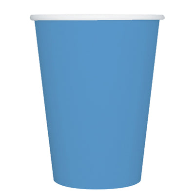 Bicchieri biodegradabili Ecocolor - 250cc - turchese - Big Party - conf. 25 pezzi