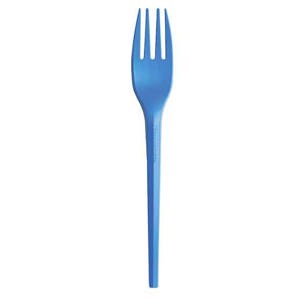 Forchette in CPLA - 16 cm - blu - Big Party - conf. 20 pezzi