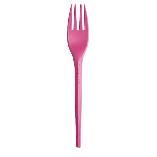 Forchette in CPLA - 16 cm - fucsia - Big Party - conf. 20 pezzi