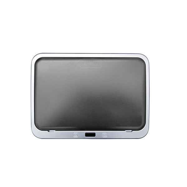 Gettacarte pieghevole Houdini - con coperchio - 35,5 x 26 x 71,5 cm - 40 L - acciaio inox - Medial