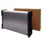Gettacarte pieghevole Houdini - con coperchio - 35,5 x 26 x 71,5 cm - 40 L - acciaio inox - Medial