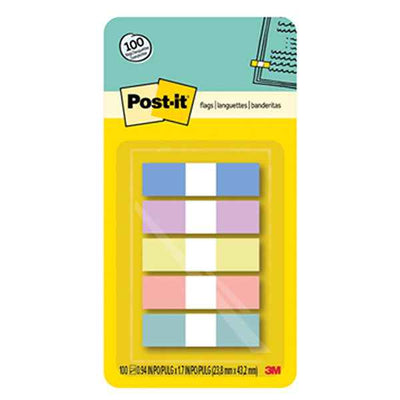 Segnapagina Post-it -  670-SSR-5 - in carta riciclata - 15 x 50 mm - 5 colori pastello - Post-it - conf. 350 pezzi