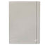 Cartella 3 lembi con elastico - A4 - dorso 1 cm - grigio chiaro - BM