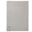 Cartella 3 lembi con elastico - A4 - dorso 1 cm - grigio chiaro - BM