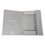 Cartella 3 lembi con elastico - A4 - dorso 1 cm - grigio chiaro - BM