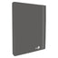 Cartella progetto con elastico - 25 x 34 cm - dorso 3 cm - grigio scuro - BM