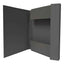 Cartella progetto con elastico - 25 x 34 cm - dorso 3 cm - grigio scuro - BM