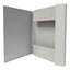 Cartella progetto con elastico - 25 x 34 cm - dorso 3 cm - grigio chiaro - BM