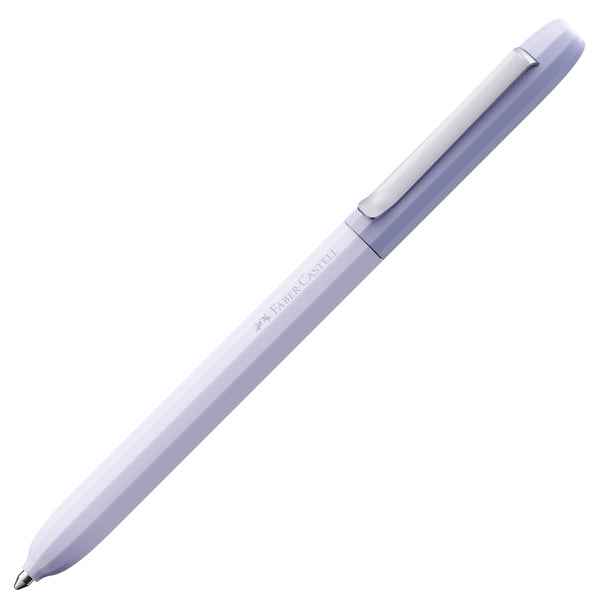 Penna a sfera Avori - punta M - fusto lilla - Faber-Castell