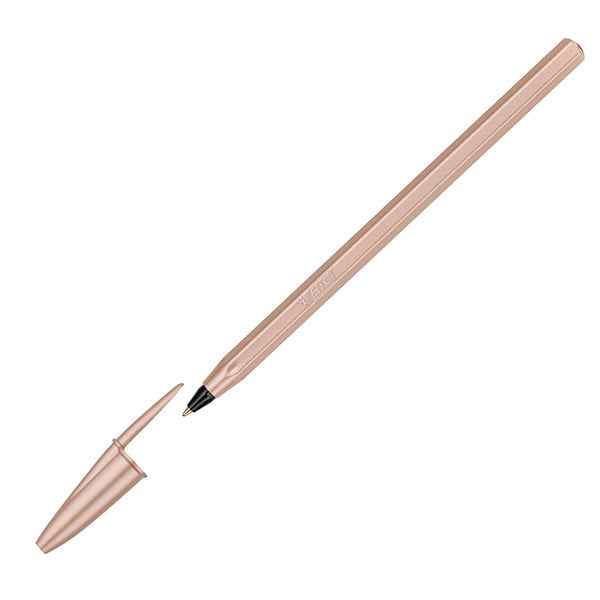 Penna sfera Cristal Glacè - 1.0 mm - fusto blu e rosa - Bic - conf. 20 pezzi
