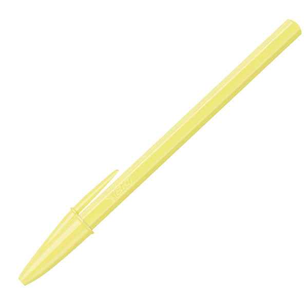 Penna sfera Cristal Pastel - 1.0 mm - fusto colori assortiti - Bic - conf. 20 pezzi