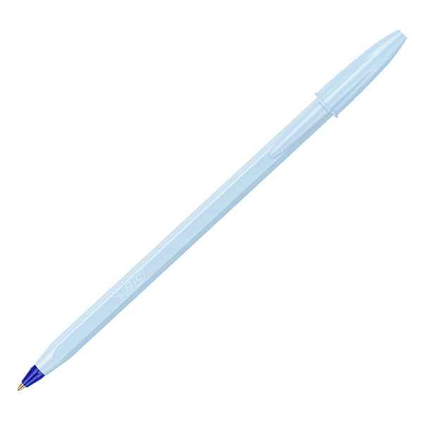 Penna sfera Cristal Pastel - 1.0 mm - fusto colori assortiti - Bic - conf. 20 pezzi