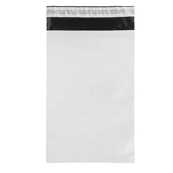 Sacchetto - per corrieri - 17 x 25 x 5 cm - PE - bianco - conf. 100 pezzi