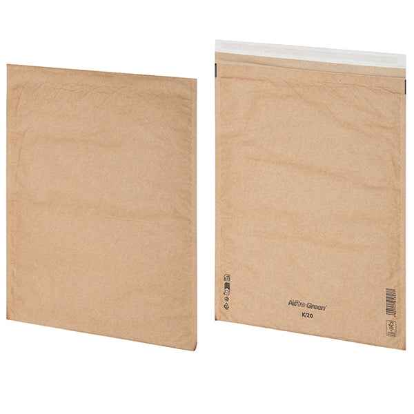 Busta imbottita AirPro Green - 37 x 47 cm - carta - avana - Bong Packaging - conf. 50 pezzi