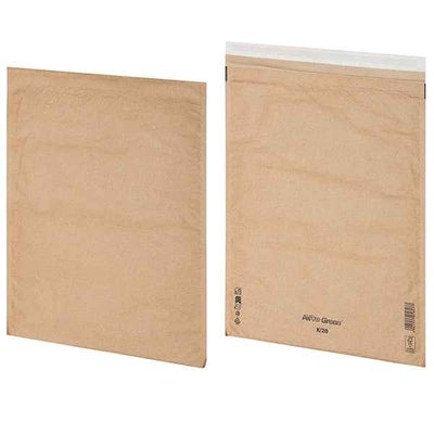 Busta imbottita AirPro Green - 37 x 47 cm - carta - avana - Bong Packaging - conf. 50 pezzi