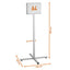Espositore Info Stand Outdoor - da pavimento - A4 - Durable