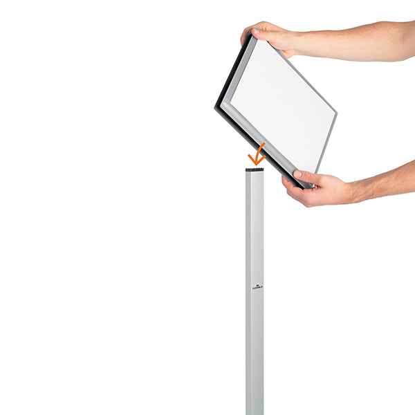 Espositore Info Stand Outdoor - da pavimento - A4 - Durable