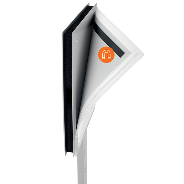 Espositore Info Stand Outdoor - da pavimento - A4 - Durable