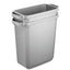 Bidone DURABIN - con maniglie - senza coperchio - 60 L - 59 x 60 x 28,2 cm - PP - grigio -  Durable