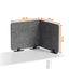 Pannello divisorio da scrivania EFFECT - feltro - pieghevole - 1,2 m - Durable