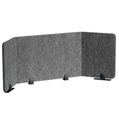 Pannello divisorio da scrivania EFFECT - feltro - pieghevole - 1,6 m - Durable