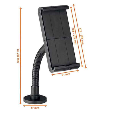 Supporto da tavolo o parete per tablet - TOUGH WALL/TABLE - da 7" a 13" - ruotabile di 360° - Durable