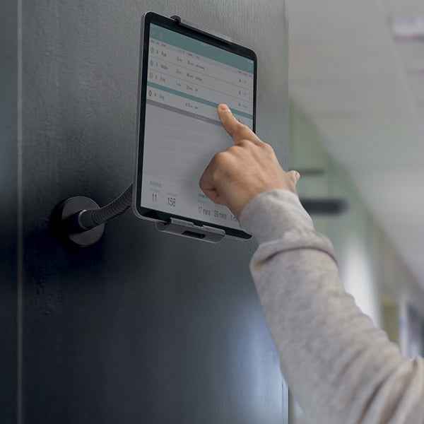 Supporto da tavolo o parete per tablet - TOUGH WALL/TABLE - da 7" a 13" - ruotabile di 360° - Durable