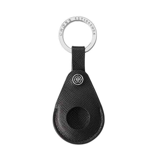 Portachiavi per Smart Tracker - pelle Saffiano - nero - Cross