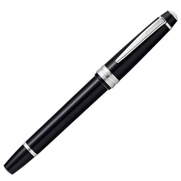 Penna stilografica Bailey Light - punta M - fusto nero/cromo - Cross