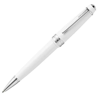 Penna sfera Bailey Light - punta F - fusto bianco/cromo - Cross
