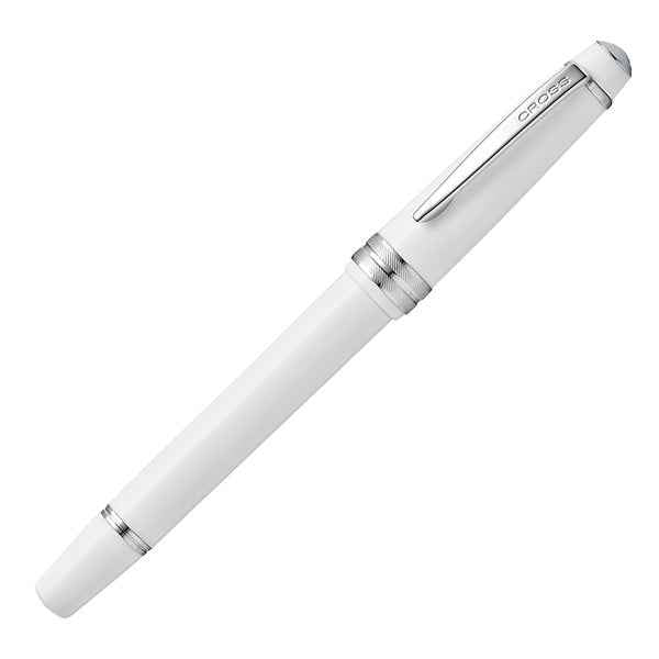 Penna roller Bailey Light - punta F - fusto bianco/cromo - Cross