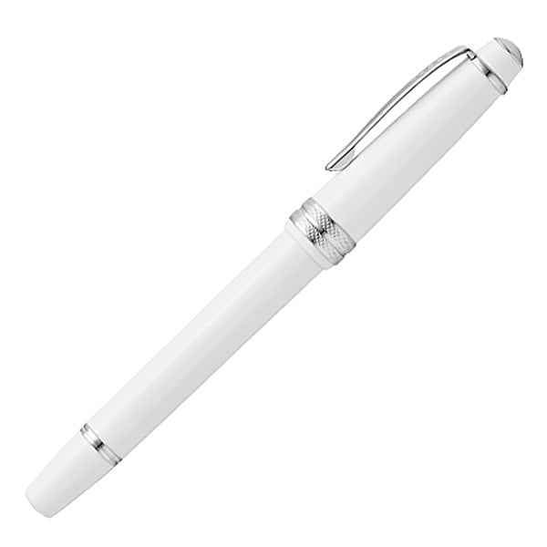 Penna roller Bailey Light - punta F - fusto bianco/cromo - Cross
