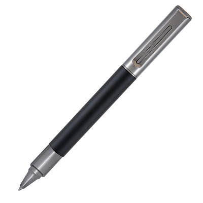 Penna roller Ritma - punta M - fusto nero - Monteverde