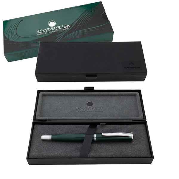Penna Stilografica Impressa - punta M - verde - Monteverde