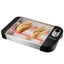 Tostiera piatta elettrica TOSTONE PLUS - 41 x 25 x 7,5 cm - 600 W - nero/argento - Melchioni family
