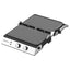 Bistecchiera elettrica BURGERONE 34 - con piastre removibili - 44.1 x 18.9 x 38 cm - 1800 W - nero - Melchioni family