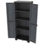 Armadio CAB2680 ardesia - 2 ante - 68 x 39 x 172 cm - plastica - nero - Terry