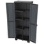 Armadio CAB2680 ardesia - 2 ante - 68 x 39 x 172 cm - plastica - nero - Terry