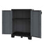 Armadio CAB680 ardesia - 2 ante - 68 x 39 x 93,5 cm - plastica - nero - Terry